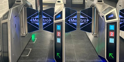 Nuevos tornos inteligentes en las estaciones de Cuatro Caminos y Reyes Cat�licos del metro de Madrid